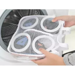 Worek siatka woreczek do prania butów obuwia dziecięcego z suwakiem pojemna-5907451352281