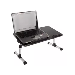 Stolik pod laptopa składany do łóżka stół podkładka chłodząca wentylator - 10
