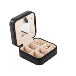 Szkatułka na biżuterię organizer pudełko kuferek - 9