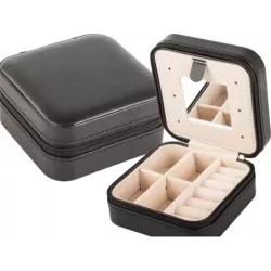Szkatułka na biżuterię organizer pudełko kuferek - 11