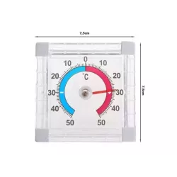 Termometr zewnętrzny zaokienny samoprzylepny okno - 10