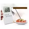 Termometr kuchenny sonda zegar lcd do mięsa - 6