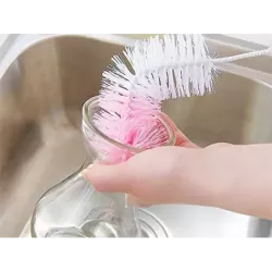 Szczotka do mycia butelek szklanek myjka druciak - 4
