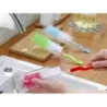 Szczotka do mycia butelek szklanek myjka gąbka - 7
