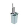 Mop płaski z wyciskaczem wiadrem dwukomorowy do mycia podłogi 3x nakładki - 9