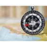 Kompas busola turystyczny brelok kieszonkowy - 3