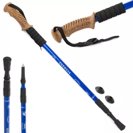 Kijek nordic walking trekingowe kij kije korkowa-5907451324189
