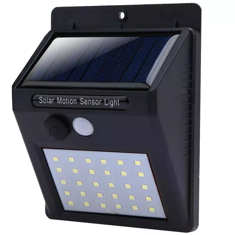 Lampa solarna 30 LED smd czujnik ruchu zmierzchu - 1