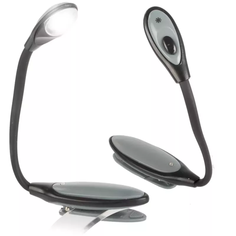 Lampka z klipsem LED czytania książek elastyczna-5907451332467