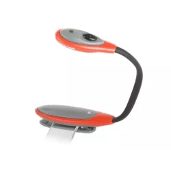 Lampka z klipsem LED czytania książek elastyczna-5907451332467