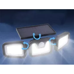 Lampa solarna 103 cob z czujnikiem ruchu zmierzchu uliczna zewnętrzna-5907451344156