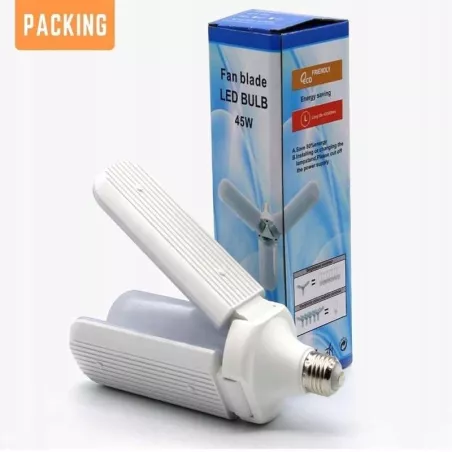 Żarówka - lampa LED 45W E27 składana, regulowana ciepła/zimna-