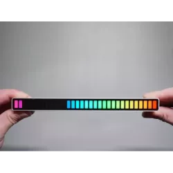Ledy USB reakcja na dźwięk multikolor neon listwa RGB LED mruga 18 trybów - 7