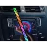 Ledy USB reakcja na dźwięk multikolor neon listwa RGB LED mruga akumulator - 10