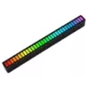 Ledy USB reakcja na dźwięk multikolor neon listwa RGB LED mruga akumulator - 4