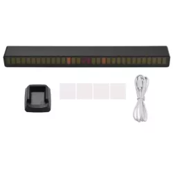 Ledy USB reakcja na dźwięk multikolor neon listwa RGB LED mruga akumulator - 8
