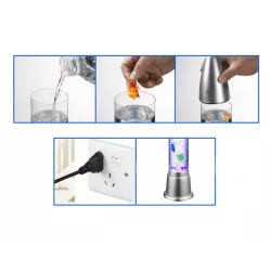 Lampka z rybkami lampa wodna niesamowita 50 cm typ lava-5907451308592