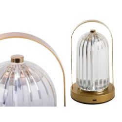 Lampka nocna stołowa kryształ LED lampion dotykowa - 2