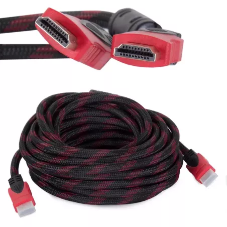 Kabel przewód hdmi 1.4 4k 3d uhd 10m miedź 48 bit-5907451322208