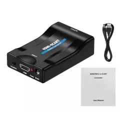 Adapter konwerter hdmi do na scart AV euro full HD-5907451347935