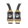 Kabel przewód hdmi 2.1 video ultra high speed 8k 60hz 4k 120hz hq gold 3m - 4