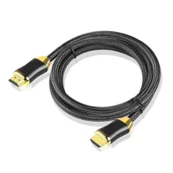 Kabel przewód hdmi 2.1 video ultra high speed 8k 60hz 4k 120hz hq gold 3m - 6