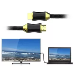 Kabel przewód hdmi 2.1 video ultra high speed 8k 60hz 4k 120hz hq gold 1,5m - 6