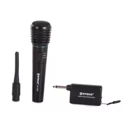Karaoke mikrofon bezprzewodowy + stacja + przewód! - 7