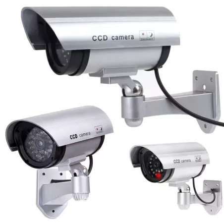 Kamera atrapa IR LED kamery zewnętrzna nocna dzień-5907451304273