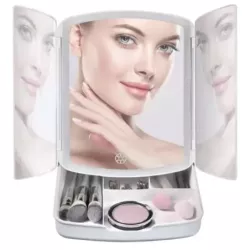 Podświetlane lusterko do makijażu LED kosmetyczne - 1
