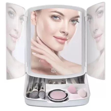 Podświetlane lusterko do makijażu LED kosmetyczne-5907451336267