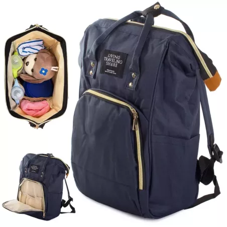 Plecak torba do wózka organizer dla mamy taty 3w1-5907451322734