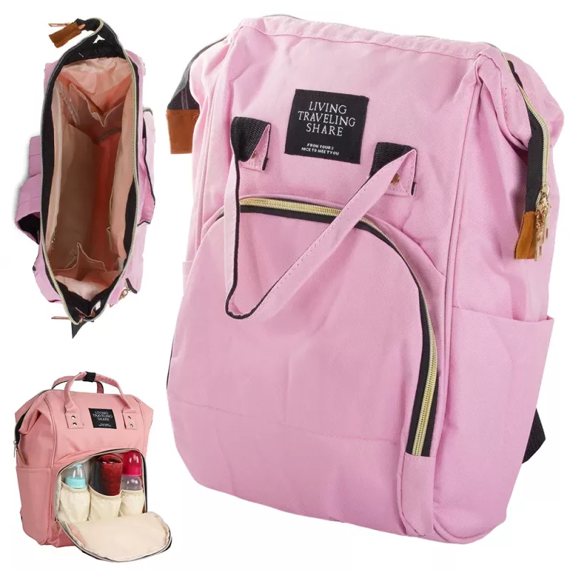 Plecak torba do wózka organizer dla mamy taty 3w1-5907451322789