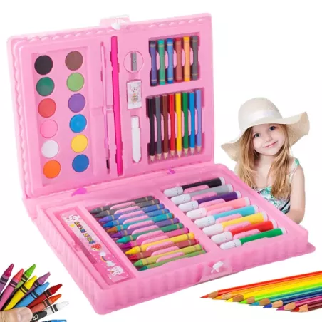 Zestaw artystyczny do malowania w walizce 68 szt-5907451338858