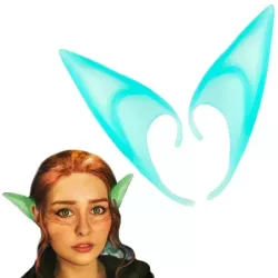 Sztuczne uszy elfa skrzata elf skrzat świecące - 1