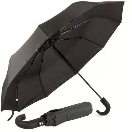 Parasol parasolka składana automat czarny unisex-5907451329603