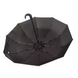 Parasol parasolka składana automat czarny unisex - 6