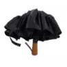 Parasol parasolka składana automat czarny unisex elegancki duży porządny - 2