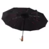 Parasol parasolka składana automat czarny unisex elegancki duży porządny - 5