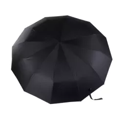 Parasol parasolka składana automat czarny unisex elegancki duży porządny - 8
