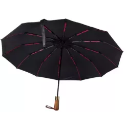 Parasol parasolka składana automat czarny unisex elegancki duży porządny - 10