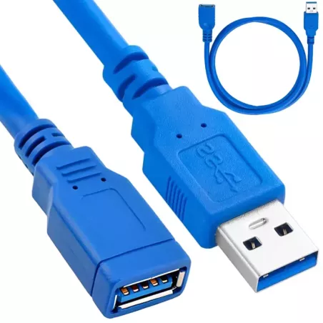 Kabel przedłużacz przedłużka USB 3.0 adapter ekranowany 1,5m-5907451352076