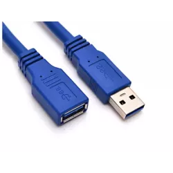 Kabel przedłużacz przedłużka USB 3.0 adapter ekranowany 1,5m - 6