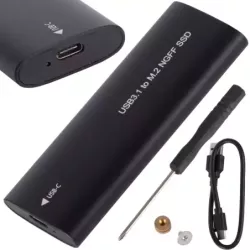 Obudowa adapter dysku kieszeń m.2 sata ngff USB 3.1 USB typ-c 2230-2280mm - 1