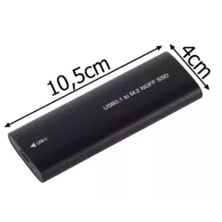 Obudowa adapter dysku kieszeń m.2 sata ngff USB 3.1 USB typ-c 2230-2280mm - 4