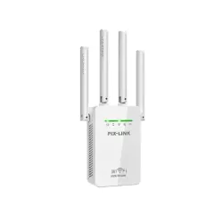 Mocny wzmacniacz sygnału wifi repeater 300mb/s wps - 5
