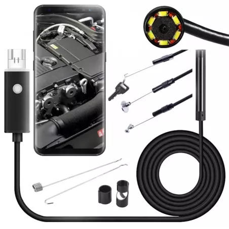 Endoskop kamera inspekcyjna android pc USB 10m LED-5907451337080