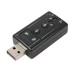 Karta dźwiękowa USB 7.1 mikrofon słuchawki jack - 3