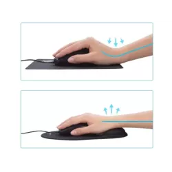 Podkładka pod mysz myszkę pod nadgarstek ergonomiczna żelowa memory - 10
