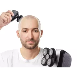 Golarka męska do golenia brody twarzy 5 głowice 4d maszynka elektryczna - 5
